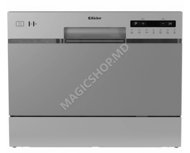 Masina de spalat vase compacta Backer WQP6-3602I S 